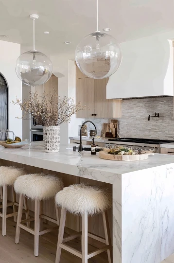 Modern kitchen renovation and finishing service in UAE