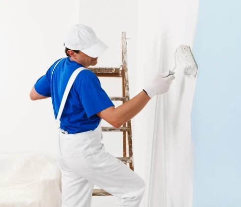 Apartment interior painting project in Dubai completed with clean edges and durable finishes