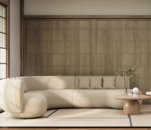 Modern custom furniture design enhancing a premium Dubai interior space