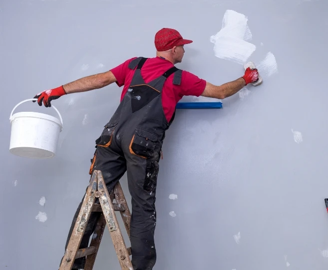 Professional painting services in Dubai by Red Castle Interior with detailed planning and surface preparation