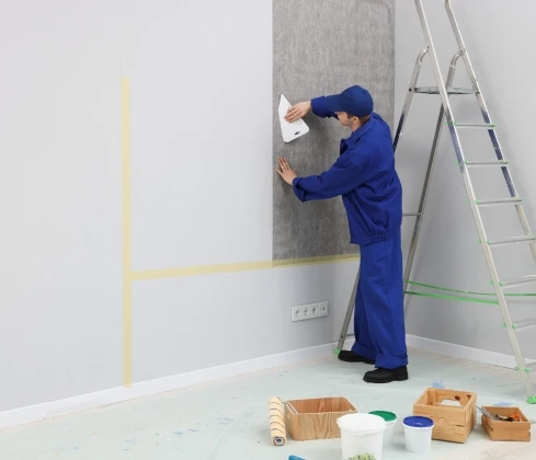 Luxury villa interior painting service in Dubai with premium finishes and expert craftsmanship